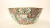 Antique Large Chinese Export Canton Famille Rose Bowl