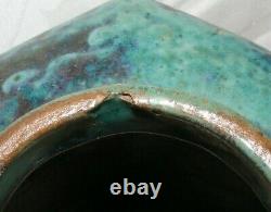 Antique Large Chinese Ming Turquoise And Celadon Ginger Jar Floral Decoration