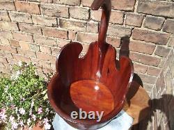 Antique Large Shaped Washbowl and Stand