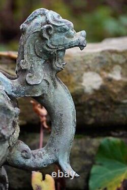 Antique Ming Dynasty Chinese Bronze Censer Incense Burner. Large 9.5kg. 44cm