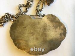 Antique Silver Chinese Large Necklace/Pendant/Drop, Chain & Balls