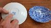 Antique Spode China Blue And White Italian 5 5 Inch Saucer