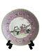 Antique Vintage Chinese Famille Rose Charger Plate 16/40cm Large Handpainted