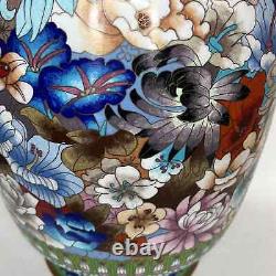 Antique large cloisonne vase 15