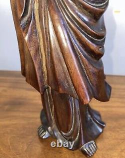 Authentic Antique Large Chinese Qing BODHISATTVA GUANYIN KWAYIN 32cm Tall