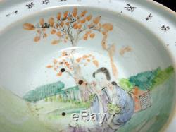 CINA (China) Unusual and old Chinese large porcelain bowl