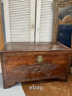 C. 1950's Large Chinese camphor wood chest