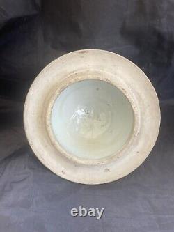 Chinese 17th c Shunzhi Large Vase Lid 1644-1661