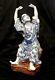 Chinese Blue And White Porcelain Figurine Of A Louhan Large (18)