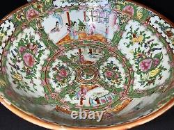 Chinese Export Famille Rose Medallion Large Bowl c. 1840