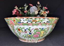 Chinese Export Famille Rose Medallion Large Bowl c. 1840