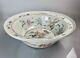 Chinese Export Porcelain Famille Rose Wash Basin/large Bowl C 19th Late Qing