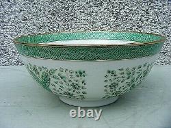 Chinese Famille Vert Large Footed Bowl