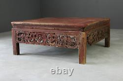 Chinese Large Square Coffee Table