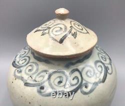 Chinese Ming Dynasty Large Lidded Jar