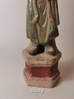 Chinese Ming dynasty glazed porcelain large figure 1