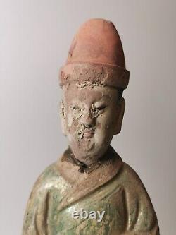 Chinese Ming dynasty glazed porcelain large figure 1