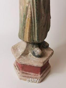 Chinese Ming dynasty glazed porcelain large figure 1