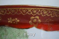 Chinese Porcelain Famille Rose Orange Gold Large Planter/ Kangxi