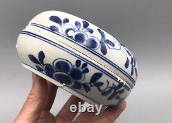 Chinese Qing Dynasty Large Porcelain Box & Cover, Ca Mau Shipwreck Cargo
