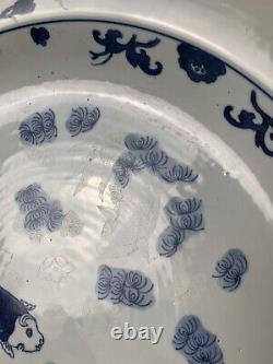 Chinese Shipwreck Nanking Cargo c1750 RARE Large Koi Carp Dish