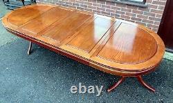 Chinese antique RepubLic period large extending solid rosewood dining table 14+