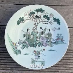 Chinese antique porcelain large charger Republic Period #1685