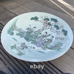 Chinese antique porcelain large charger Republic Period #1685