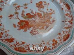 Chinese large charger 18th c nice colours and design