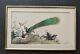 Extra Large Antique Chinese Watercolor Painting On Pith Paper, Qing Dynasty 19c