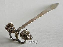 Extra large antique Chinese hairpin with two'ruyi' symbols (4049)