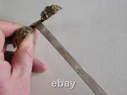 Extra large antique Chinese hairpin with two'ruyi' symbols (4049)
