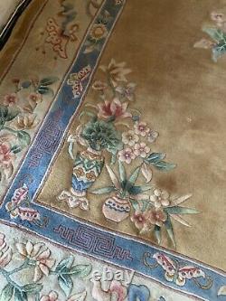 Extra large vintage chinese rug