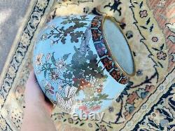 FINE! LARGE Antique Chinese Cloisonné Bowl/planter 18th C