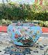 Fine! Large Antique Chinese Cloisonné Bowl/planter 18th C Qing