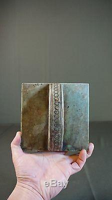 Fine Large Size Chinese Qing Dynasty Jade Stone Double Dragon Seal Stamp