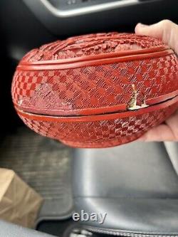 Fine Quality Large Antique Chinese Cinnabar Covered Bowl Box 18th/19th C