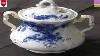 Flow Blue History And Value Of Blue And White Antique China