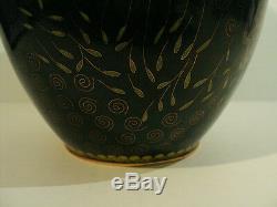 GORGEOUS LARGE CHINESE CLOISONNE ENAMEL VASE with CHICKEN / ROOSTER DECORATION