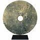 Important Ancient Chinese Large 14.75 Round Jade Bi Disc, 2000 Bce