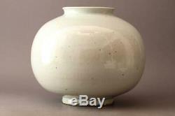 Korean Joseon Dynasty White Large Jar Vessel / H 27cm 5.82kg