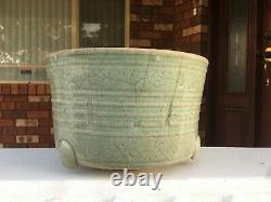 Large 14/15thc Chinese Ming Dynasty Longquan Celadon Censer Bowl