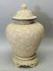 Large 19th C. Chinese Qing Dynasty White Cinnabar Ginger Jar C. 1900 Or Earlier