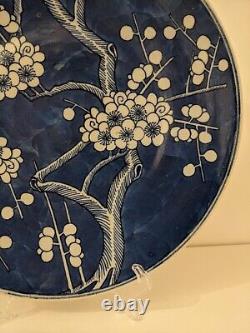 Large 19th Century Chinese Prunus Charger/Dish/Plate