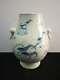 Large Amazing Chinese Porcelain Shrimp Vases Hand-carving Bottle Marks Guangxu