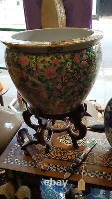 Large Antique Chinese Ceramic Jardinier