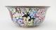 Large Antique Chinese Cloisonne Bowl Blossoms