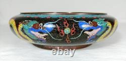 Large Antique Chinese Cloisonne Bowl c1900