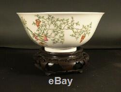 Large Antique Chinese Guangxu Porcelain Bowl PRISTINE CONDITION