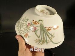 Large Antique Chinese Guangxu Porcelain Bowl PRISTINE CONDITION